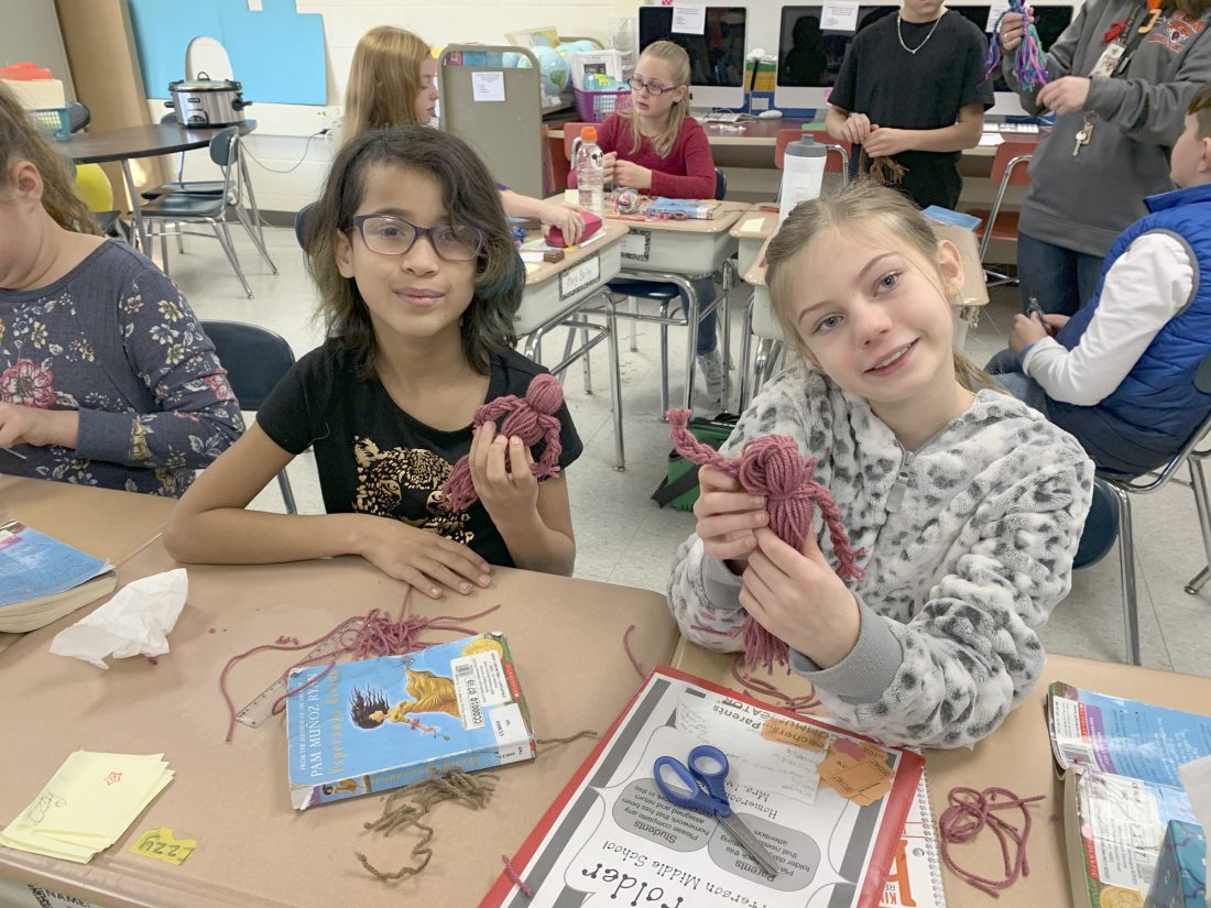Jefferson Students Create Yarn Dolls To Connect With Book News, Sports, Jobs Post Journal